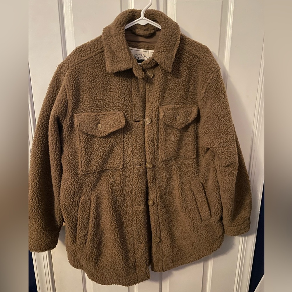 American Eagle jacket, brown in color, size medium. (Over sized)